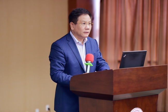 中国科协技术协会史彬教授在论坛启动仪式上讲话