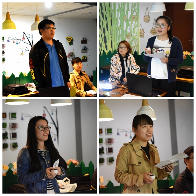 四位分享的同学 四位分享的同学